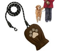 Pet Leads Pet Leading with Thermal Gloves