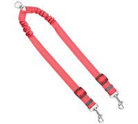 Pet Leash for 2 Dog Walking Stable Nylon Training Rope Metal Clip Breeds Leads with Reflective Strips Double Head Dog Leash
