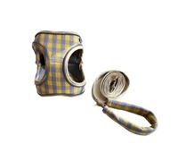 Pet leash harness adjustable anti-breakaway practical cute pet gardening dog harness(Purple,XXL)