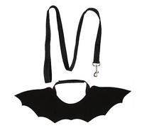 Pet Leash Harness with Bat Wings Cat Vest for Halloween Parties Comfortable and Eye Catching Pet Supplies Random Button Color for Cats and Dogs