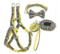 Pet Leash, Leash Set Dog Harness And Adjustable Nylon Collar For Small Medium Dogs Pet Products Walking A M(B,M)