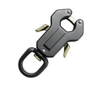 Pet Leash Quick-Release Buckle - Heavy Duty Dog Training Clip, Pull-Resistant Frog Buckle, Anti-Escape Metal Leash Accessory For Outdoor Walking & Camping