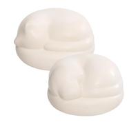 Pet Leftover Container - White Porcelain Holder, Cat Bag Storage, Keepsake Tin, Storage Container For Companion Losses | Porcelain Cremation Canister, White, For Home