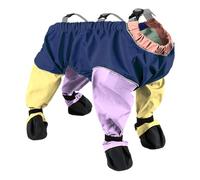 Pet Leggings Adjustable Pants- Dog Pants to Prevent Licking, Comfortable Protection Paw Boots Shoes for Rain Travel Winter Care Hiking Walk Outing Breathable Fabric Anti-Slip Sole Wound Healing Post-S