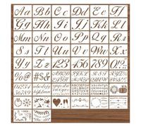 PET Letter and Number Stencil for Sprayer Painting on Wall Signs and Creative Artwork Professional Templates for Artists