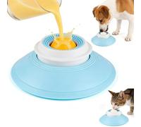 Pet Lick Bowl for Dogs Cats, lick bowl slow feeder toy, lick bowl for dogs non-slip with rotating ball, dog licking bowl for liquid, licking ball for dogs, anti glutton bowl