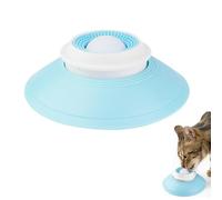 Pet Lick Bowl with Suction Cup for Dogs Cats Liquid Food Slow Feeder Lick Mats Non-Slip Slow Feeder for Liquid Food & Treats Enrichment Toy to Calm Anxiety Lick Sphere For Dog (White)