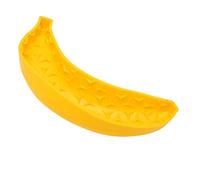 Pet Lick Mat Slow Feeding, Fruit Shaped Rubber Calming Treat Pad for Dogs and Puppies - Anxiety Relief, Clean Teeth, Easy to Clean, Interactive Boredom Reducer (Banana)