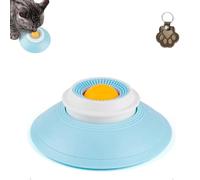 Pet Lick Sphere Slow Feeder Toy - Non-Slip Suction Cup Licking Ball for Dogs Cats, Anxiety Relief Enrichment Liquid Wet Food Treats (Yellow)