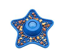 Pet Licking Bowl with Ball Five-Pointed Star Puppy Treat Container