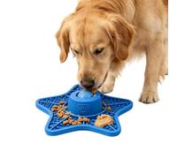 Pet Licking Bowl with Ball Five Pointed Star Puppy Wet Food Container