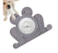 Pet Licking Mat for Dogs, Silicone Suction Cup Feeder Mat Frog Mould, Slow Feeder Tray, Non Slip Plate, Sensory Interactive Fun for Indoor Pet Travel