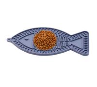 Pet Licking Pad - Dog lickmatt, Cat Treat Feeder | Cartoon Design with Suction Cups, Soft Silicone surfac, Dishwasher Safe Material, Food Dispensing Mat for Bathing, Grooming, Control
