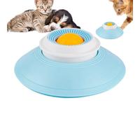 Pet Licking Plate, 5.7" Cat Slow Feeder Bowl with Round Rotating Interactive, Dog Slow Feeder Bowl with Tongue Coating Clean, Pet Licking Fun Anti Tipping over & Vomiting for Dogs & Cats