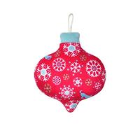 Pet Lifestyle and Her Santa's Little Squeaker Snowflakes Plush Toy