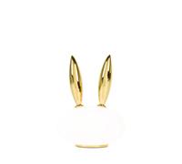 Pet Light Purr Table Lamp Matt White/ Gold