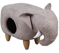 Pet Litter, Cat Bed, Multifunctional Solid Wood Footstool, Dual Purpose Pet Supplies, Semi-Enclosed, 69X35x34cm(Color:A)