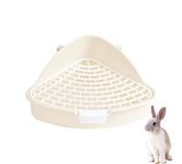 Pet Litter Tray Reusable Removable Litter Pan High Capacity Corner Toilet | High Capacity for Small Pets, Bunnies, Bunnies, Cats