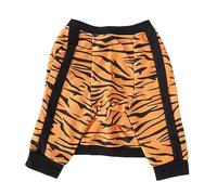 Pet Long Sleeve Pajamas Warm Fleece Elastic Dog Pajamas Breathable Comfortable Tiger Print Design For Medium Large Dogs Polyester Short Fleece Cloth Multiple (5XL)