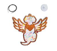 Pet Loss Sympathy Sun Catcher,Bereavement Rainbow Maker Art | Hangable Ornament | for Home Living Room Window Store Outdoor Patio Balcony Tree