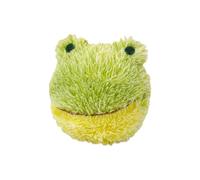 Pet Lou,Dog 4 Inch Ez Squeaky Frog, Small, Green for Small Breeds