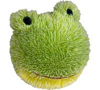 Pet Lou,Dog 4 Inch Ez Squeaky Frog, Small, Green for Small Breeds
