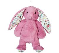 Pet Lou Dog Plush Toys, 15" Promo Rabbit-Lavender, Interactive Stuffed Squeaky Toys for Medium & Large Dogs