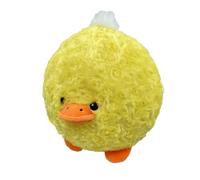 Pet Lou Duck Ball, Yellow, 8-inches Height, Squeak Toy, Plush, Pet Toys and Supplies