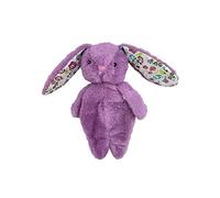 Pet Lou Floppy Rabbit Plush Squeker Dog Toy, 13-inch Height, Lavender