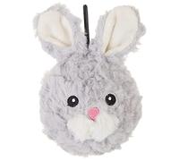 Petlou Squeak Toys for Aggressive Chewers Small Medium Breed Chew Toys ,Fetch Ball Indoor Ball Toys,Sqeaky Dog Toys (4" EZ Squeaky Rabbit)