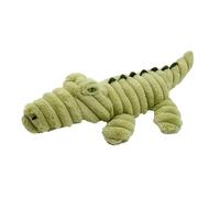 Pet Lou Zoo Friends Alligator, 26-inches Height, Green, Squeak Toy, Plush, Pet Toys and Supplies