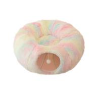 Pet Lounger Hideaway Portable Bed With Tunnel Washable For Indoor Hiking Camping Play Tunnel Cats Sleep Bag