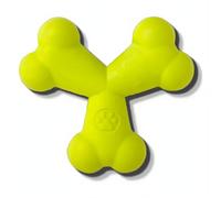 Pet Love Mighty Pups Tri-Bone Foam, Puppy Teething Toy, Stuff with Treats & Spreads, Floating - M/L