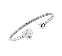 Pet Lover Gift Poultry Lover Gift Chicken Charm Chicken Gifts Chicken Jewelry Bird Cuff Bracelet (Chicken br S EU)