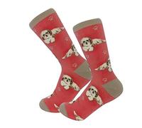 Pet Lover Socks - Fun - All Season - One Size Fits Most - for Women and Men - Cat and Dog Gifts, Shih Tzu Gifts - Socks, One size