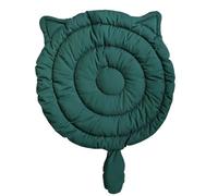 Pet Mat Cats Soft Padded Washable Polyester Cushion Cartoon Head Indoor Lounge Crate Corner Resting Pad Soft Mat Washable Pet Pad Cartoon Cushion Round Lounge Indoor Crate