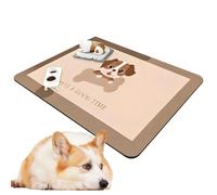 Pet Mats, Anti-Slip Pet Mat, Absorbent Rug Protector Anti-Slip for Potty Puppy Training Kitten Food and Water Bowl