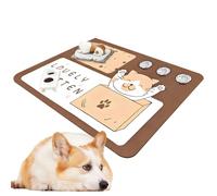 Pet Mats, Pet Rugs and Mats Waterproof, Anti-Slip Absorbent Protector Urine Pad for Puppy Training Potty Food and Water Bowl
