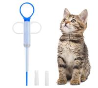 Pet Medicine Pusher - Size 6 x 15 cm, Safe Comfort Feeding Accessories, PP Silicone Syringe | Reusable Manual Injector for Cats, Dogs, Cats, Healthy