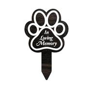 Pet Memorial Garden Stake,Memorial Garden Cemetery Stake - Dog Grave Stake Pet Loss Memorial Plaques Outdoors Pet Grave Markers For Cemetery Yard