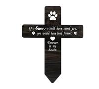 Pet Memorial Grave Marker - Funeral Pllaque Dog Paw Print Garden Yard Decoration | PetLoss Outdoor Plaaques MemorialCemetery Sign for Garden Decoration, Sympathy Yard Grave Decor