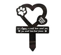Pet Memorial Graves Markers - Funeral Plaques Dog Footprints, Garden Yard Decorations | Pet Loss Memorial Garden Stake,Pet Loss Outdoor Plaques Dog Claw Sympathy Garden Grave Decor