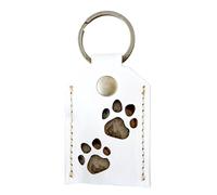 Pet Memorial Keychain - Dog Cat Keepsake Pendant, Square Photo Ornament, Sentimental Storage Charm | Creative Pet Hair Memory Locket
