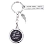 Pet Memorial Photo Keyring Gifts for Loss of Dog Cat Sympathy Bereavement Gifts for Women Men Mum Dad Memorial Gifts for Loss of Loved One Those We Love Don't Go Away Gifts Photo Album Keychain