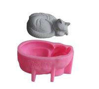 Pet Memorial Resin Molds Suitable for Preserving Ashes and Hair with Dog and Cats Figurines in Various Sizes Garden Decoration Mold