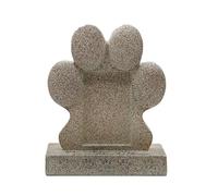 Pet Memorial Stones Pet Dog Resins Paws Shape Ornaments For Outdoor And Indoor Remembrance Memorial Gift Dog Grave Marker