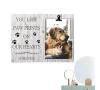 Pet Memorial Wooden Photo Frame - Wood Construction, Type A 8in Type B 9in C D E 6.5x8.5in Variants, Wall Mounted Or Display - Dog Cat Sympathy Keepsake Memory Decor