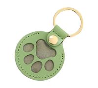 Pet Memory - Cute Paw Print Leather Pendant | Animal Remembrance for Birthday Celebration Daily Accessory Sincere Gift for Loved