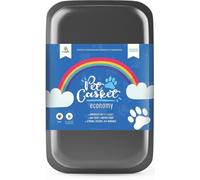 Pet Memory Shop Caring Series Pet Casket| Pet Burial Box for Dogs, Cats, and Animals | Provides Dignified, Loving Pet Memorial| Safe and Durable | Ideal as Pet Loss Gift - (Small, Black)