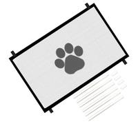 Pet Mesh Gate Folding Wide Pet Fence Net Indoor Safety Enclosure | Retractable Indoor Safety Gate Providing Safe Play Rest Enclosure for Stairs, Doorways, Entries, Kitchen, The House Stairs,